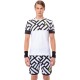 Men's T-shirt Hydrogen Tech Labyrinth Tee - white/black