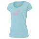 Women's T-shirt Babolat Exercise Flag Tee Woman - angel blue heather Women's T-shirt Babolat Exercise Flag Tee Woman - angel blue heather