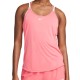 Women's top Nike Dri-Fit One Elastika Standard Fit Tank - sea coral/white