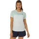 Women's T-shirt Asics Court Short Sleeve Top - pale mint/pale blue