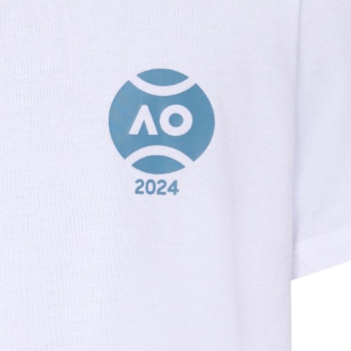 Boys' t-shirt Australian Open Boys T-Shirt Tennis Ball 2024 - white Boys' t-shirt Australian Open Boys T-Shirt Tennis Ball 2024 - white