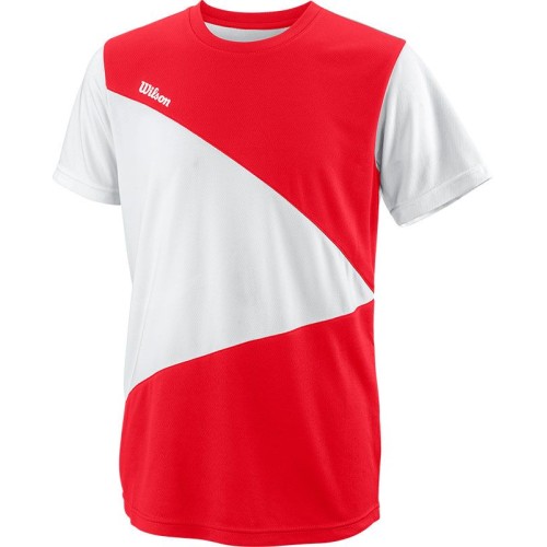 Boys' t-shirt Wilson Team II Triangle Crew B - team red