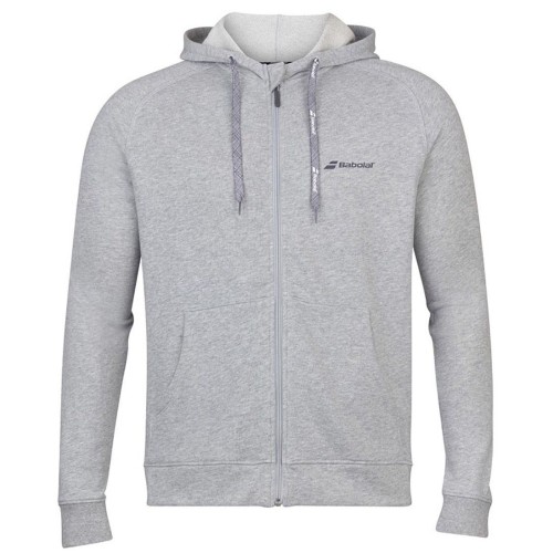 Men's Jumper Babolat Exercise Hood Jacket Men - high rise heather Men's Jumper Babolat Exercise Hood Jacket Men - high rise heather