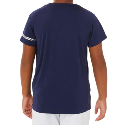 Boys' t-shirt Asics Tennis Short Sleeve Top - peacoat Boys' t-shirt Asics Tennis Short Sleeve Top - peacoat