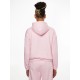 Women's jumper Tommy Hilfiger Relaxed Branded Zip Up Hoodie - pastel pink