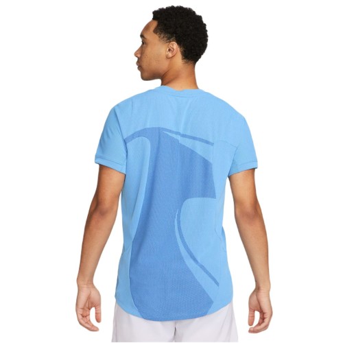 Men's T-shirt Nike Dri-Fit Rafa Tennis Top - university blue/white Men's T-shirt Nike Dri-Fit Rafa Tennis Top - university blue/white