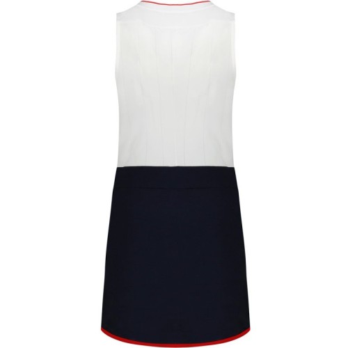 Women's dress Le Coq Sportif Robe 22 No.1 W - optical white/black Women's dress Le Coq Sportif Robe 22 No.1 W - optical white/black