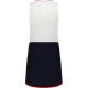 Women's dress Le Coq Sportif Robe 22 No.1 W - optical white/black Women's dress Le Coq Sportif Robe 22 No.1 W - optical white/black