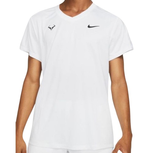 Men's T-shirt Nike Court Dri-Fit Challenger Top SS Rafa - white/black