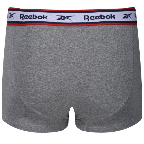 Men's Boxers Reebok Mens Trunk YOSEF 3P - navy/red/grey marl Men's Boxers Reebok Mens Trunk YOSEF 3P - navy/red/grey marl
