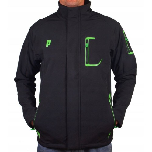 Men's jacket Prince Soft Shell Jacket U - black/green