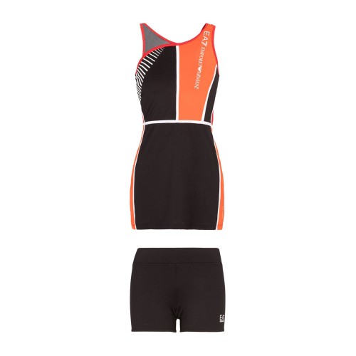 Women's dress EA7 Woman Jersey Dress - black Women's dress EA7 Woman Jersey Dress - black