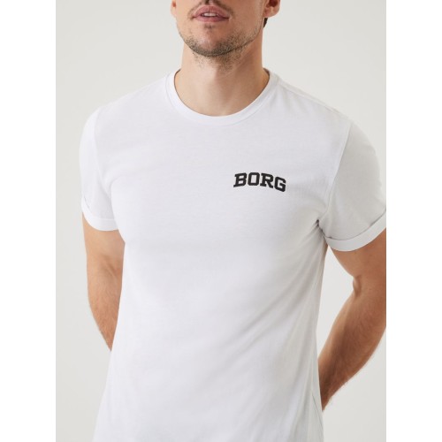 Men's T-shirt Bj_rn Borg Borg Breeze T-Shirt - brilliant white Men's T-shirt Bj_rn Borg Borg Breeze T-Shirt - brilliant white