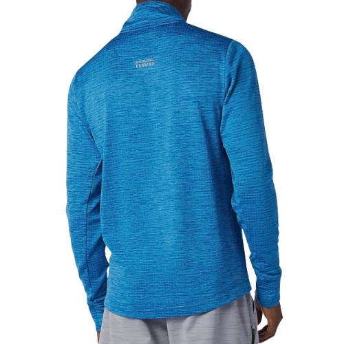 Men's Jumper New Balance Impact Grid - blue Men's Jumper New Balance Impact Grid - blue