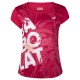 Women's T-shirt Babolat Exercise Graphic Tee W - red rose Women's T-shirt Babolat Exercise Graphic Tee W - red rose