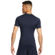 Men’s compression clothing Nike Pro Dri-FIT Tight Short-Sleeve Fitness Top - obsidian/white