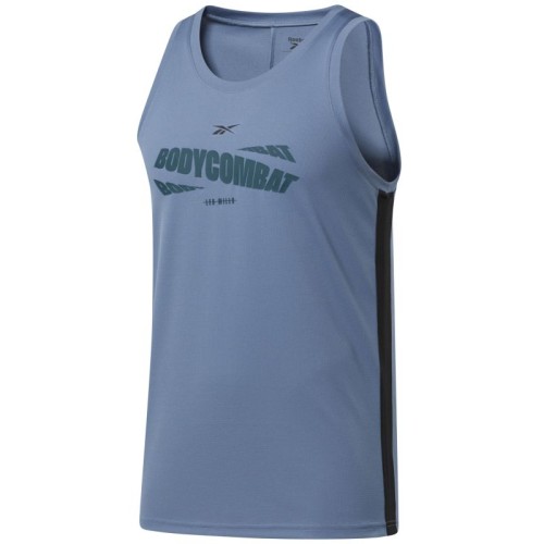 Men's T-shirt Reebok LM BC Tank - blue slate Men's T-shirt Reebok LM BC Tank - blue slate