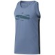 Men's T-shirt Reebok LM BC Tank - blue slate Men's T-shirt Reebok LM BC Tank - blue slate