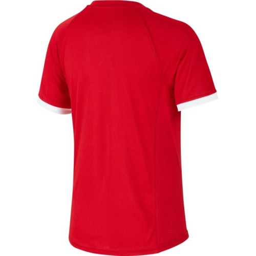 Boys' t-shirt Nike Court Dry Top SS B - gym red/gym red/white/white Boys' t-shirt Nike Court Dry Top SS B - gym red/gym red/white/white