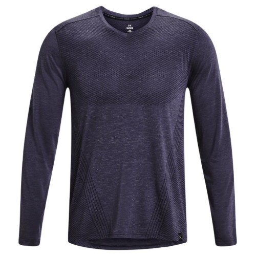 Men's long sleeve T-shirt Under Armour Men's UA Breeze Long Sleeve - black/reflective