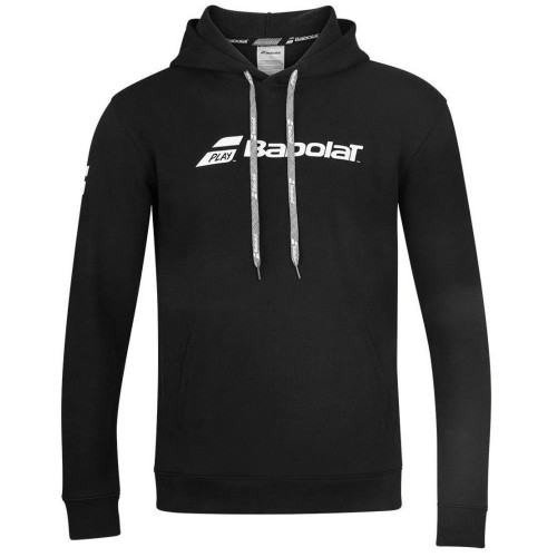 Men's Jumper Babolat Exercise Hood Sweat Men - black Men's Jumper Babolat Exercise Hood Sweat Men - black