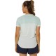 Women's T-shirt Asics Court Short Sleeve Top - pale mint/pale blue