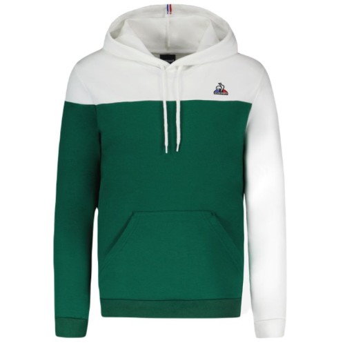 Men's Jumper Le Coq BAH Hoody N°2 SS23 - vert fonc_ camuset Men's Jumper Le Coq BAH Hoody N°2 SS23 - vert fonc_ camuset